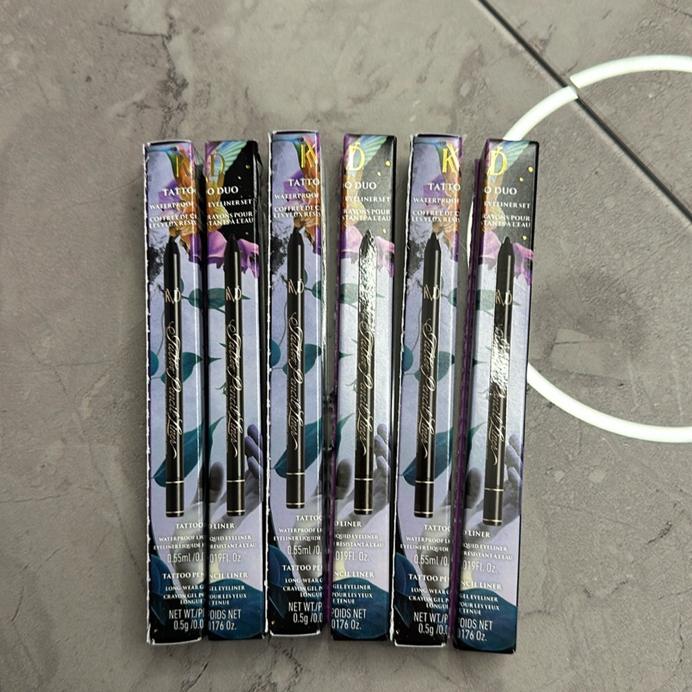 Kat Von D Tattoo Pencil Waterproof Long Wear Gel Eye Liner Set